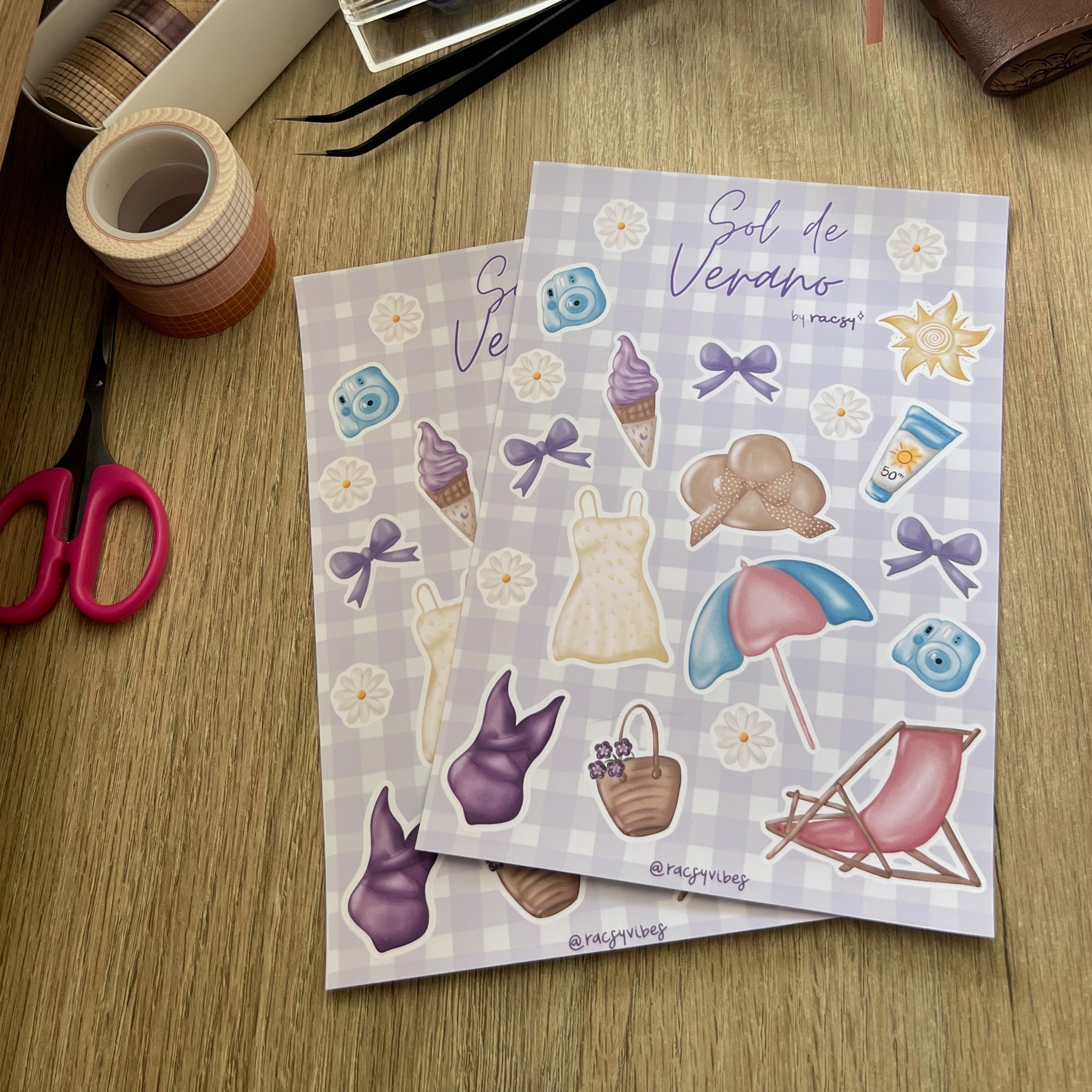 Stickers Sol de verano