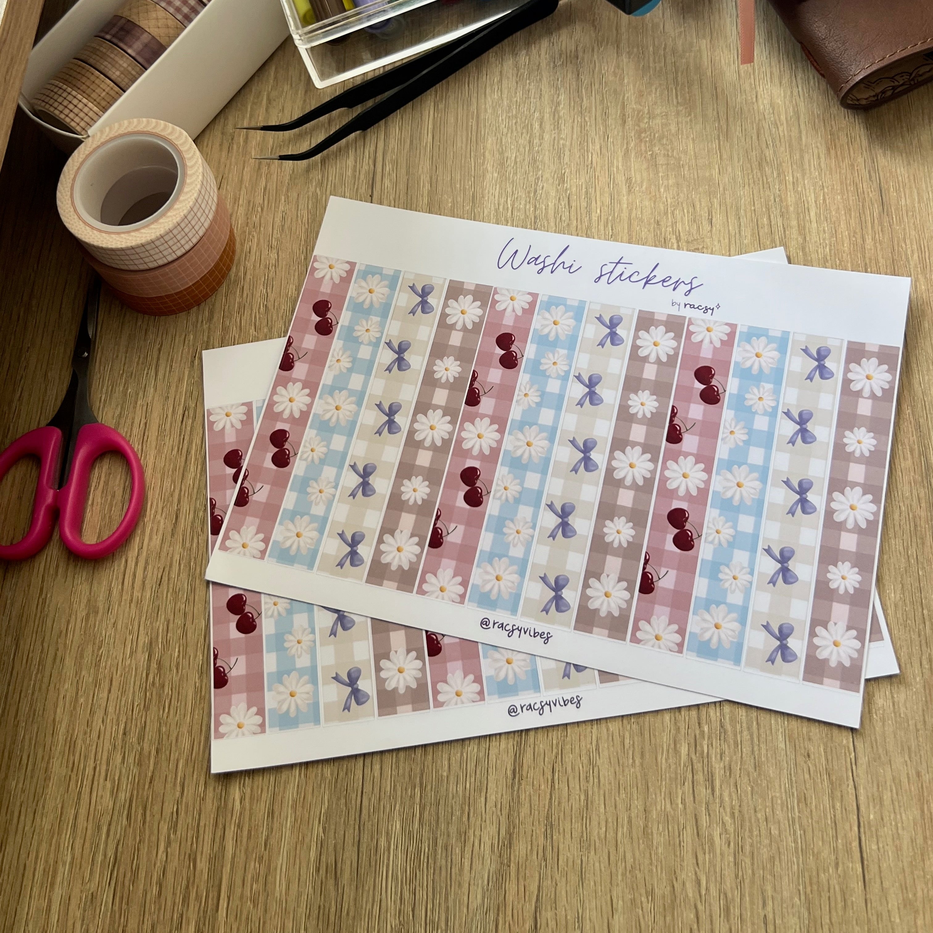 Washi stickers Sol de verano