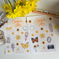 Stickers Corazón solar
