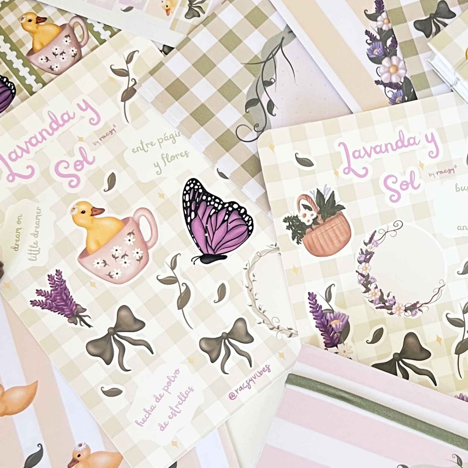 Stickers Lavanda y sol