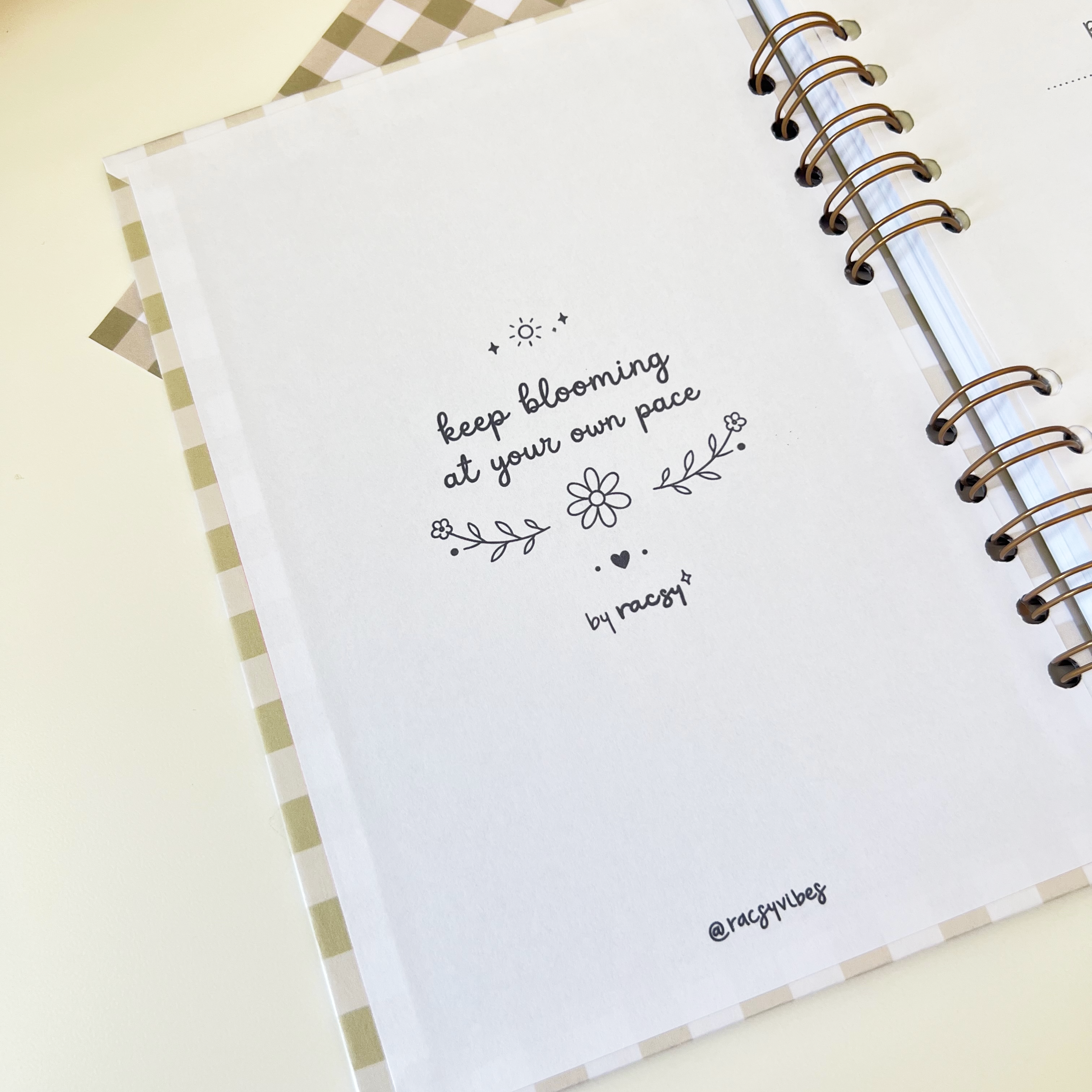 Journal Argollado – Mariposa Lila